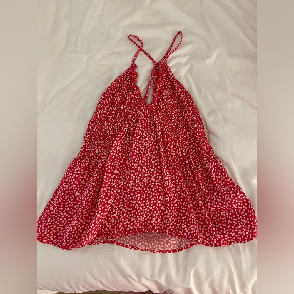 Polka dot tank top